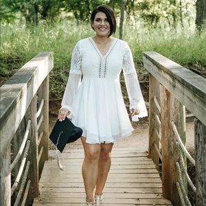 White boutique dress